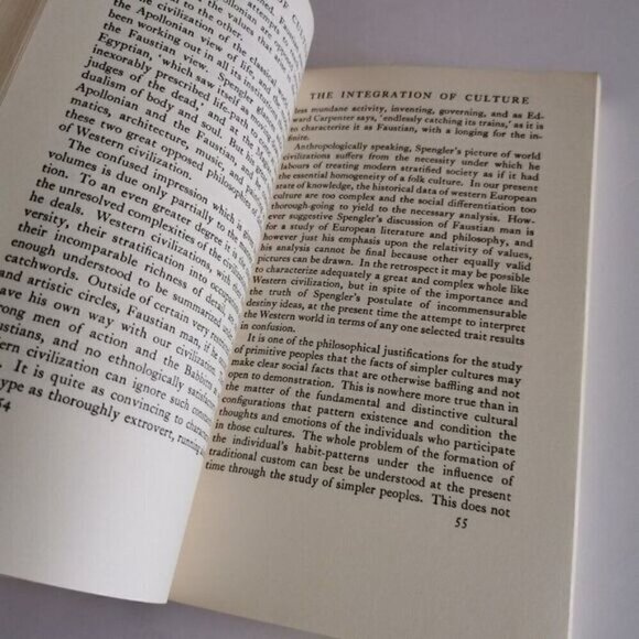 1959 Patterns of Culture Ruth Benedict PB Book, Anthropology Text Margaret Mead - Picture 8 of 9